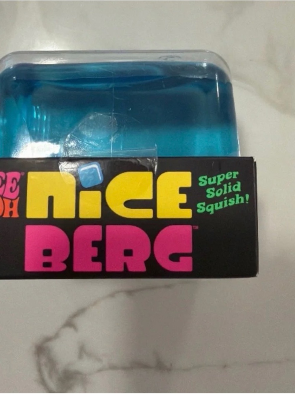 NeeDoh Nice Berg JUMBO Stress Relief Squishy Toy - Blue